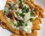 A picture of step 2 of White sauce kurkuray.