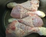 Foto del paso 1 de la receta: Muslitos de pollo almendrados con macarrones