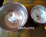 A picture of step 3 of Banana Gulgule.