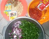 A picture of step 1 of Spinach soup.