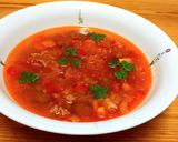 A picture of step 5 of Fish soup with beans and canned tuna.