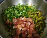 A picture of step 4 of Spiny Gourd Sabji.