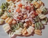Foto del paso 2 de la receta: Ensalada de pasta templada con sobras de cocido madrileño!