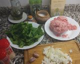 Foto del paso 3 de la receta Calabaza rellena de carne con espinacas y bechamel 💜