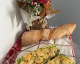 Foto del paso 5 de la receta Calabacín relleno de langostinos 🌱🦐