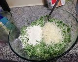Foto del paso 2 de la receta: Rollos de verdura y ricotta rellenos de jamón y queso