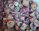Foto langkah ke 5 dari resep Tumis cumi pete.
