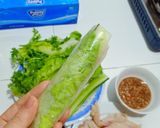 Hình bước làm 4 của món Bánh tráng cuốn thịt lợn chấm mắm nêm