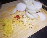 Foto del paso 2 de la receta Pechuga de pollo con papaya al wok