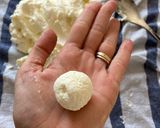 A picture of step 5 of Labneh cheese balls | homemade delicious cheese balls & spread ✨.