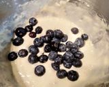 Une image de l'étape 1 de Pancake banane myrtille.