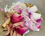 A picture of step 1 of Aloo Matar Paneer Subji.