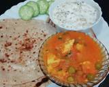 Fulka with Matar Paneer recipe step 9 photo