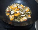 Foto langkah ke 3 dari resep Tumis sayur/sawi asin.