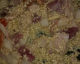 Foto del passaggio 1 della ricetta Risotto a spasso con tonno e scampo