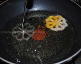 A picture of step 12 of Lotus flower cookies.