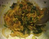A picture of step 1 of Mysore masala dosa.