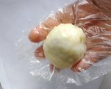 Foto langkah ke 3 dari resep Mochi Isi Wafer Caramel (Tanpa tepung ketan).