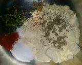 A picture of step 2 of Palak Pakode.