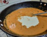A picture of step 5 of Mushroom butter masala.