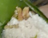 Foto langkah ke 5 dari resep Bacang Ketan Beras Isi Ayam Jamur Telur Asin.