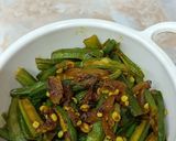 A picture of step 6 of Okra With Onion Masala.