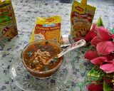 A picture of step 8 of Maggi chatpata tomato vegetables Chinese soup.