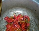 A picture of step 3 of Green veggies with rice,.