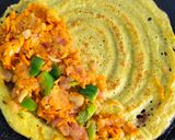 A picture of step 13 of Stuffed moong dal wrap.