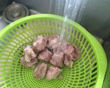 Hình bước làm 3 của món Cháo sườn Hà Nội