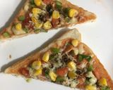 A picture of step 5 of Vegetable Toast.