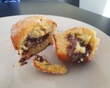 A picture of step 8 of Donut style muffins!!!! (No frying required!!).