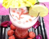 A picture of step 3 of Watermelon Island Mojito.