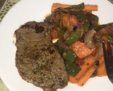 Foto del paso 1 de la receta: Un filete de ternera a la plancha con verduras