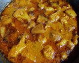 A picture of step 7 of Dahi masala gobhi.