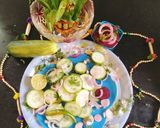 A picture of step 2 of Cucumber salads.