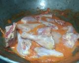A picture of step 5 of Butter Chicken.