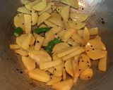 A picture of step 3 of Broccoli Potato Fry.