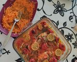 Pas rețetă Pește la cuptor cu salată de morcovi 2 fotografie