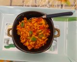 A picture of step 4 of Veg Kurmura pulao jain.