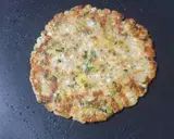 A picture of step 7 of Sabudana Thalipeeth.
