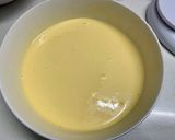 Hình bước làm 1 của món Rau câu flan cheese cafe