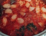 Csicseriborsó leves, füstölt alaplével, főtt füstölt mangalica tarjával.#gluténmentes recept fázis 7 fotója