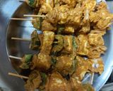 A picture of step 1 of Paneer tikka masala.