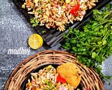 A picture of step 7 of Bombay Bhel Puri.