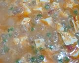 A picture of step 3 of Matar paneer.