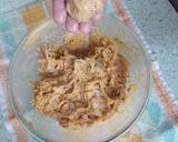 A picture of step 5 of Ulli vadai (onion vadai).