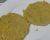 Foto del paso 3 de la receta: Arepa🥯de mazorca🌽rellena de pollo🍗, ensalada y salsa🍎tártara liviana🧆🥙🫓