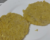 Foto del paso 3 de la receta: Arepa🥯de mazorca🌽rellena de pollo🍗, ensalada y salsa🍎tártara liviana🧆🥙🫓