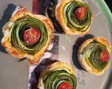 Une image de l'étape 5 de Tartelettes cœur de courgettes.